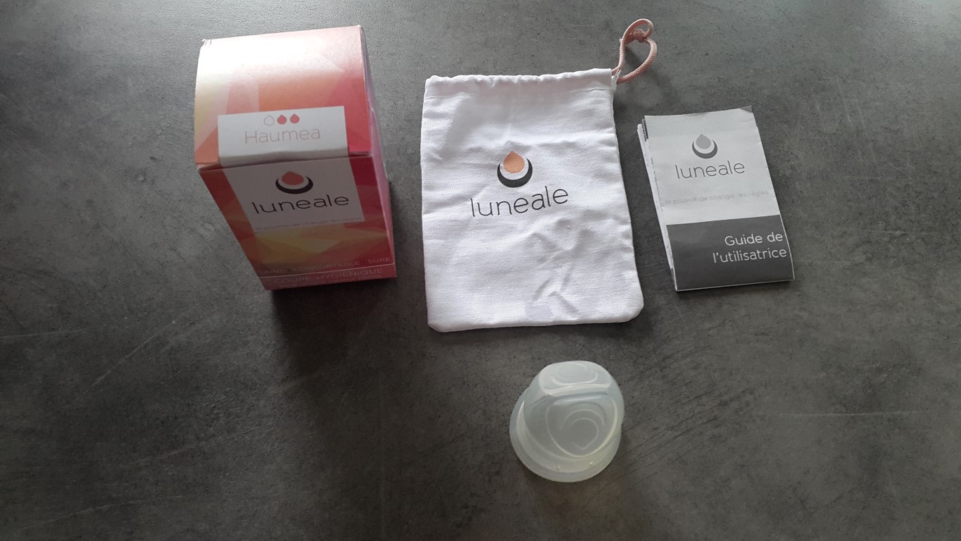 packaging cup menstruelle